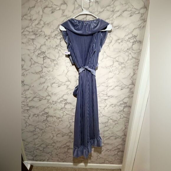 MISA EVE DRESS BLUE - Picture 5 of 10
